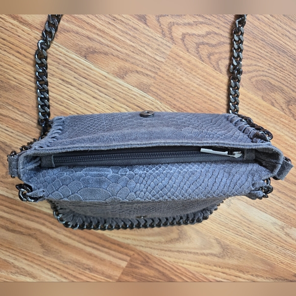 Borse In Pelle Artigianali handbag purse  Genuine Leather Made In Italy Chain ❤️ - Picture 6 of 9